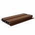 NTW HKC co-extrusie Castellation PRO65 gevelbekleding, 3,3 x 18 x 390 cm, Ipe.