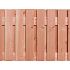 Douglas gesch plankenscherm 21-pl | 1,6x14 cm, 180 x 90 cm t.b.v. betonsysteem, onbehandeld.