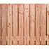 Douglas gesch plankenscherm 21-pl | 1,6x14 cm, 180 x 130 cm t.b.v. betonsysteem, onbehandeld.