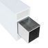 Brise soleil Stabiliseringslijst L-385cm Alu 30x30x2mm