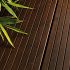 Thermo Bamboe Melody 18x155mm dark - L186 cm - grof/glad-Woca olie clip - kops tong + groe