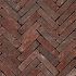 * C3 - Gebakken UWF60 VB Getrommeld - Paars/Rood bezand