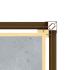 WEO alu Klikprofiel 50x50mm L-300cm Light Grey  RAL7006
