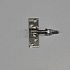 * Luxe poortbeslag - plaat 120x40x5mm + bout M14 RVS