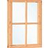 Douglas vast raam 4-ruits 64,2 x 81,2 cm, (bxh) onbehandeld