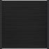 WPC fence board Modern Ebony Black 21x160mm (wb 150 mm) L-178cm FSC®100%