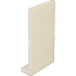 Hardschuim dakrandpaneel 90x35x9mm  Creme - L 600cm