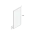 Hardschuim dakrandpaneel 200x35x9mm Wit - L 600cm