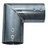 CON-06 | * Verbindingsset - hoek/eindstuk - tbv  palissade diam. 10cm gegalvaniseerd