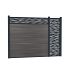 Boston Decopaneel Lamia verticaal 58x182cm RAL7016 dikte 2mm