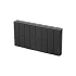 # Mini Quadrobandpalissade 6x40x50 cm Zwart