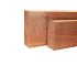 Douglas gesch gording 4,5 x 12 x 400 cm, groen geimpregneerd.