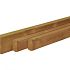 Douglas gesch regel 4,5 x 9,5 x 400 cm, groen geimpregneerd.