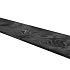 # Douglas Zweeds rabat, 1,1-2,7 x 19,5 x 300 cm, zwart gespoten, 1 zijde gesch, 1 zijde fijnbez.