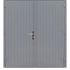 W81505M - Hardh dubbele dichte deur Prestige, 202 x 221 cm, grijs gegrond.