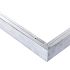 Aluminium daktrimset recht t.b.v. plat dak, maximale dakmaat 505 x 350 cm.