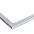 Aluminium daktrimset met ronde kraal t.b.v. plat dak, maximale dakmaat 1250 x 600 cm.