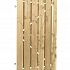 Jumbodeur v.z.v. slotgat, geschaafd vuren 15 mm op verstelbaar stalen frame B100 x H200 cm, recht ve