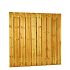 Grenen gesch plankenscherm 21-planks 15 mm, 180 x 180 cm, verticaal recht, groen geimpregneerd.