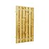 # Grenen gesch plankendeur, B100xH180cm, op stalen frame, recht, groen geimpregneerd