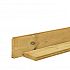 Grenen blokhutplank 2,8 x 14,5 x 300 cm, groen geimpregneerd.