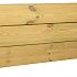 Grenen blokhutplank 2,8 x 14,5 x 400 cm, groen geïmpregneerd.