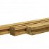 Grenen sleufpaal 8,8 x 8,8 x 270 cm, t.b.v. 28 mm profielplanken, hoekpaal, groen geïmpregneerd.