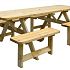 Picknicktafel Family, bladmaat 70 x 240 cm.