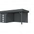 Vuren Topvision Kiekendief, 200 x 300 en luifel 400 cm, antraciet gespoten.