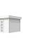 Vuren Topvision Parelhoen, 400 x 300 cm, wit gespoten.