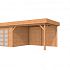 Douglas Topvision Roek, 298 x 298 en luifel 400 cm, onbehandeld.